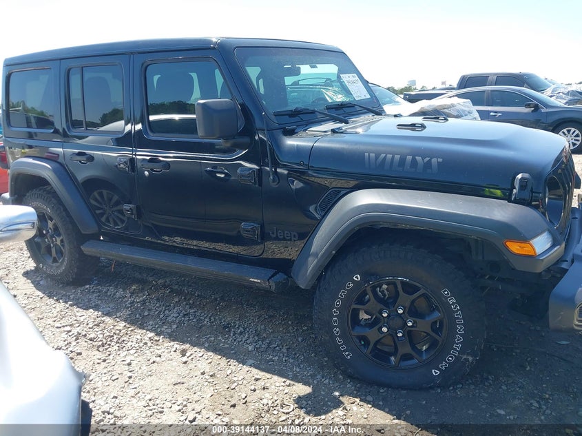 2021 JEEP WRANGLER UNLIMITED WILLYS 4X4 - 1C4HJXDN7MW584236