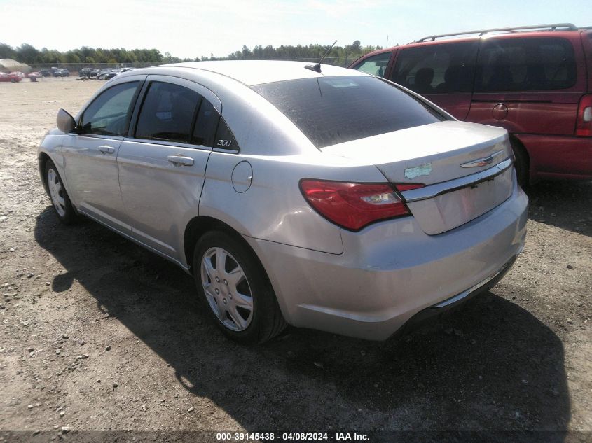 2012 Chrysler 200 Lx VIN: 1C3CCBAB7CN167418 Lot: 40844302