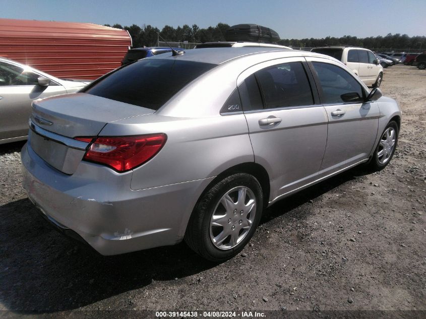 2012 Chrysler 200 Lx VIN: 1C3CCBAB7CN167418 Lot: 40844302