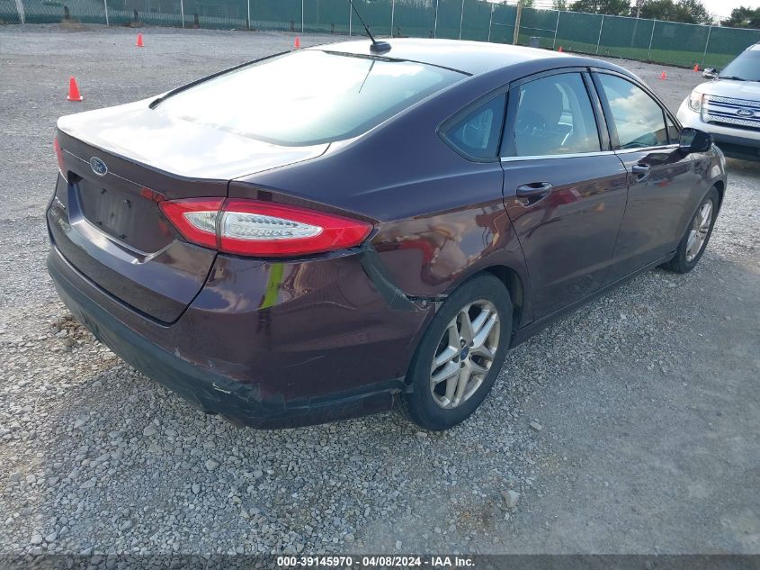 2013 FORD FUSION SE - 3FA6P0H74DR281027