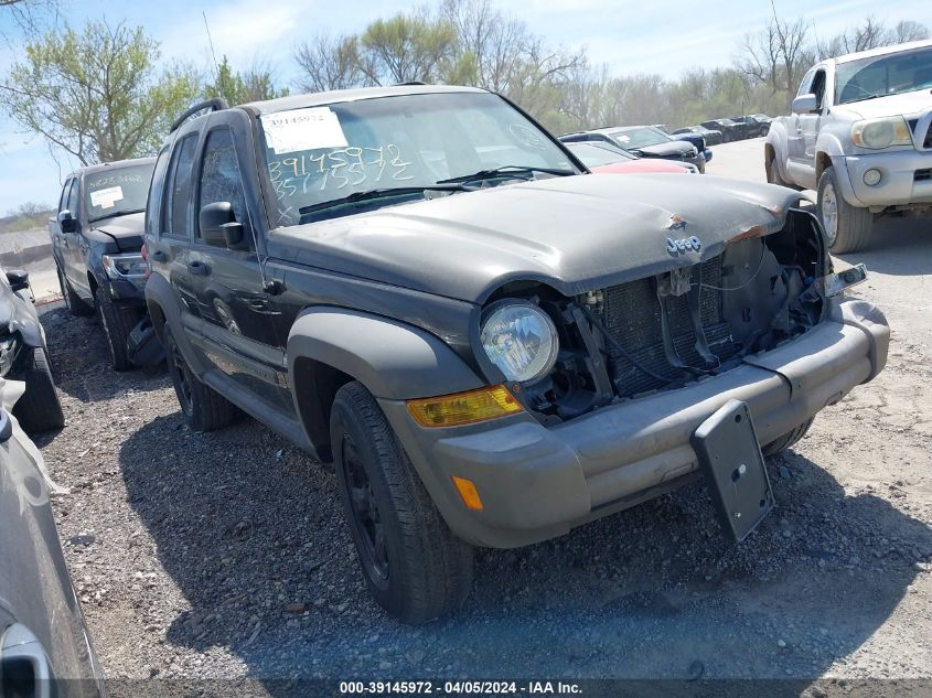 2006 Jeep Liberty Sport VIN: 1J4GL48K76W169452 Lot: 39145972