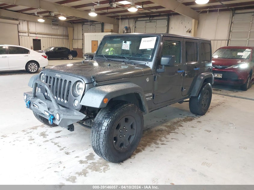 2017 JEEP WRANGLER UNLIMITED SPORT - 1C4BJWDG3HL633943