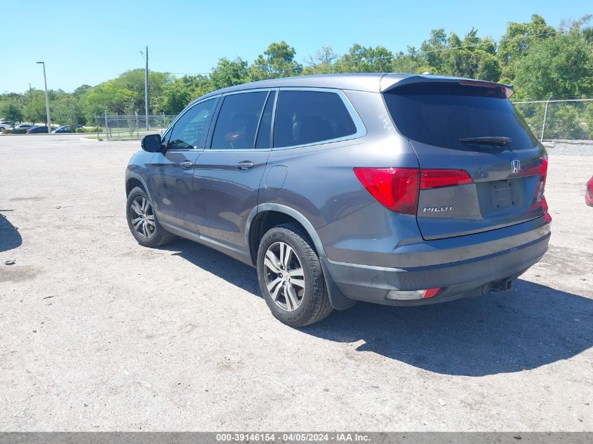 2017 Honda Pilot Ex-L VIN: 5FNYF6H59HB017882 Lot: 39146154