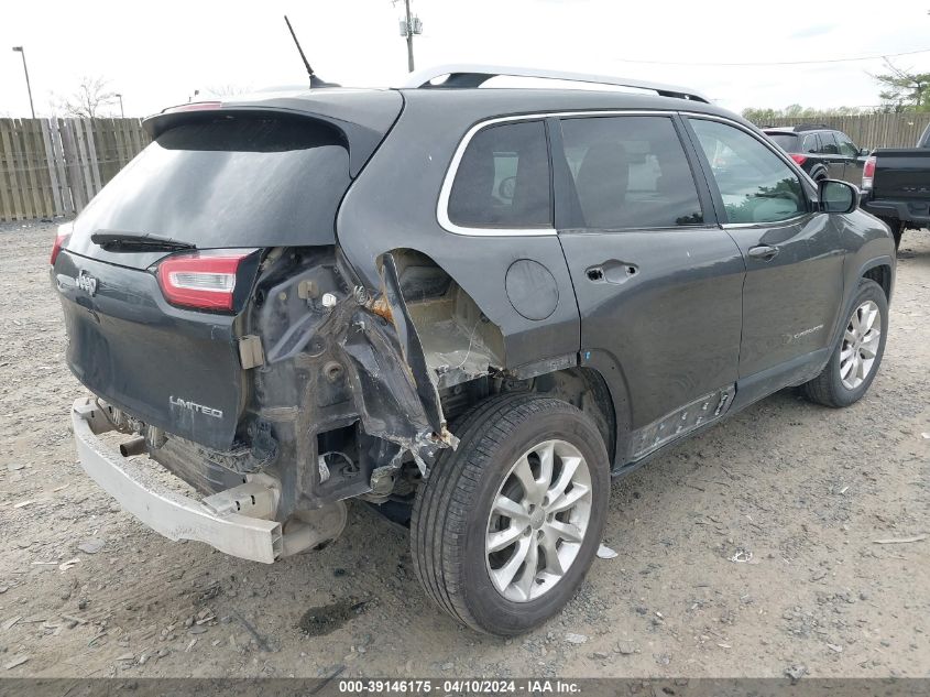 2015 Jeep Cherokee Limited VIN: 1C4PJMDS6FW511393 Lot: 39146175