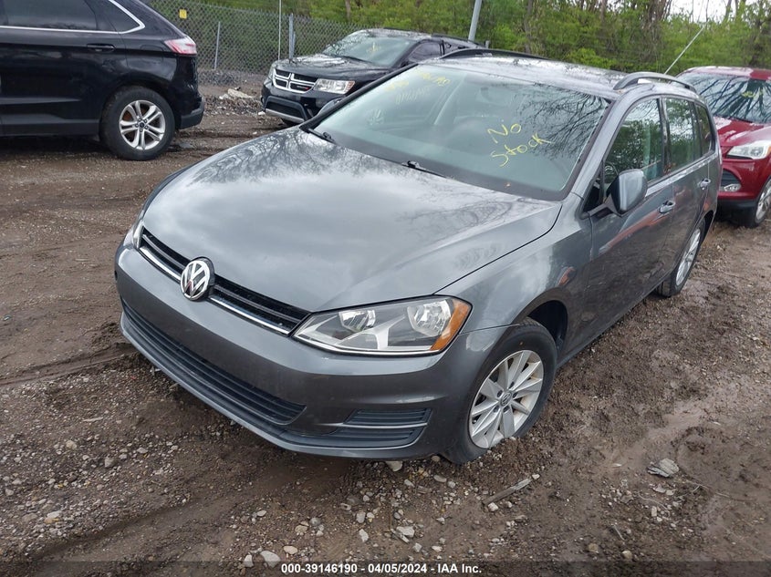 2016 VOLKSWAGEN GOLF SPORTWAGEN TSI S 4-DOOR - 3VWC17AU2GM514649