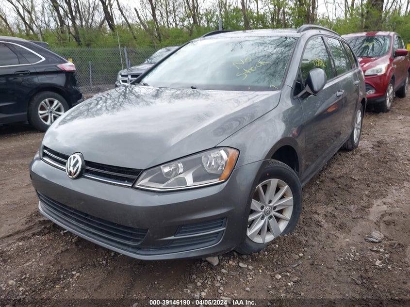 2016 VOLKSWAGEN GOLF SPORTWAGEN TSI S 4-DOOR - 3VWC17AU2GM514649
