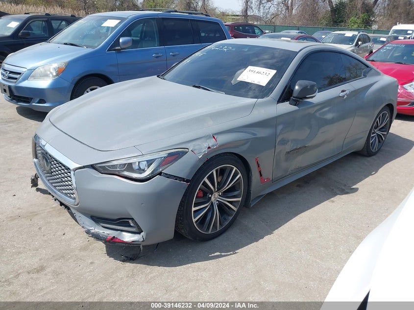 2017 Infiniti Q60 3.0T Red Sport 400 VIN: JN1FV7EK4HM610649 Lot: 39146232