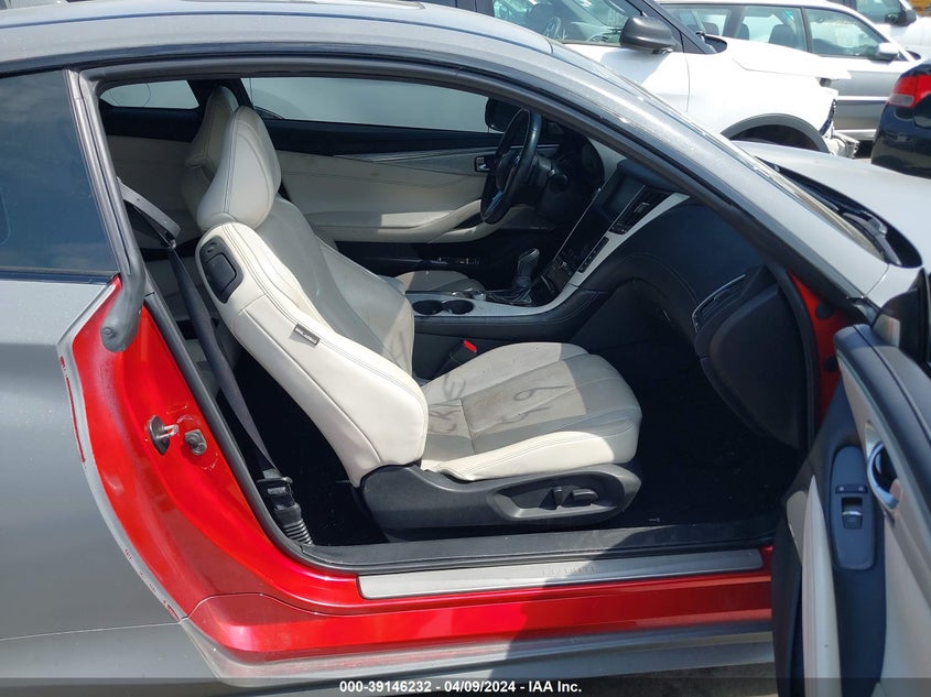 2017 Infiniti Q60 3.0T Red Sport 400 VIN: JN1FV7EK4HM610649 Lot: 39146232