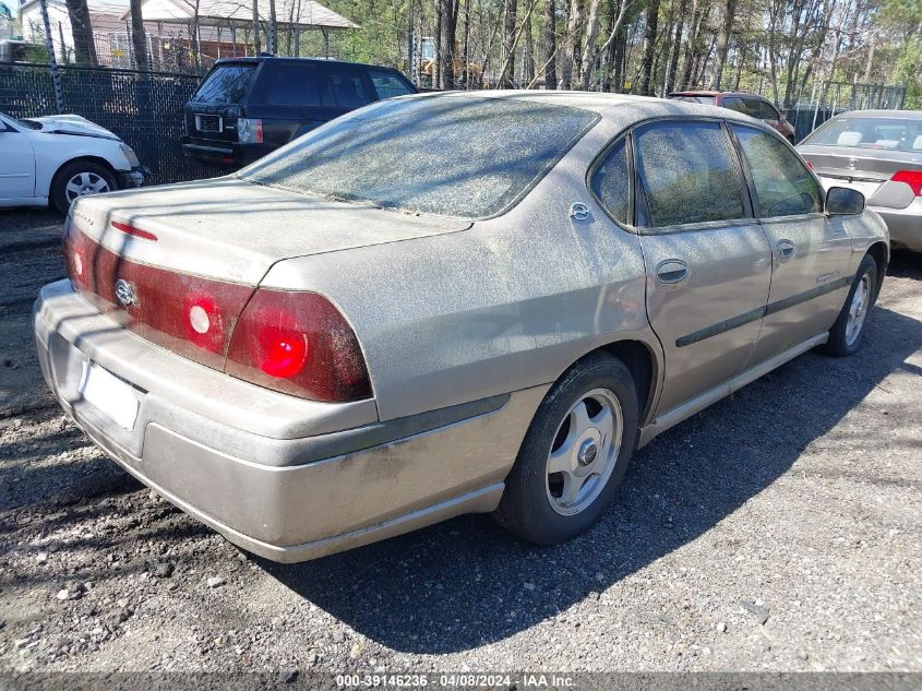 2G1WH55K819223090 | 2001 CHEVROLET IMPALA