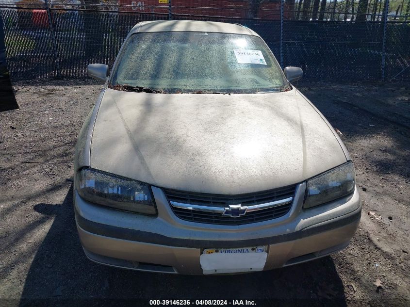 2G1WH55K819223090 | 2001 CHEVROLET IMPALA