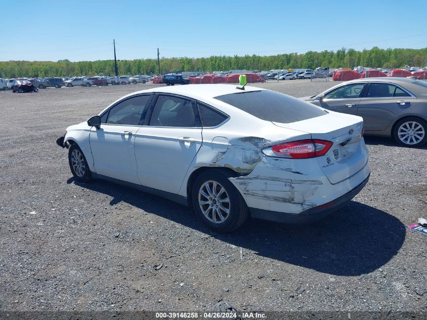 2015 FORD FUSION S - 3FA6P0G76FR163940