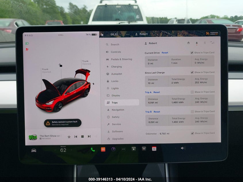 VIN 5YJ3E1EB9JF099533 2018 TESLA MODEL 3 LONG RANGE/PERFORMANCE