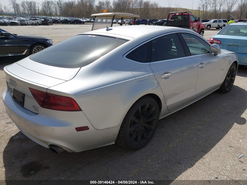 2012 Audi A7 Premium VIN: WAUSGAFC2CN001618 Lot: 39146424