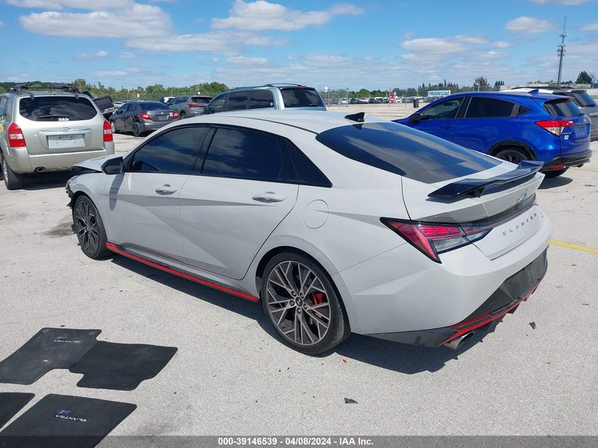 2022 Hyundai Elantra N VIN: KMHLW4AK6NU008134 Lot: 39146539