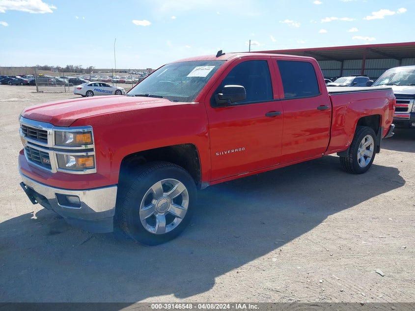 2014 CHEVROLET SILVERADO 1500 2LT - 3GCUKREC0EG328945