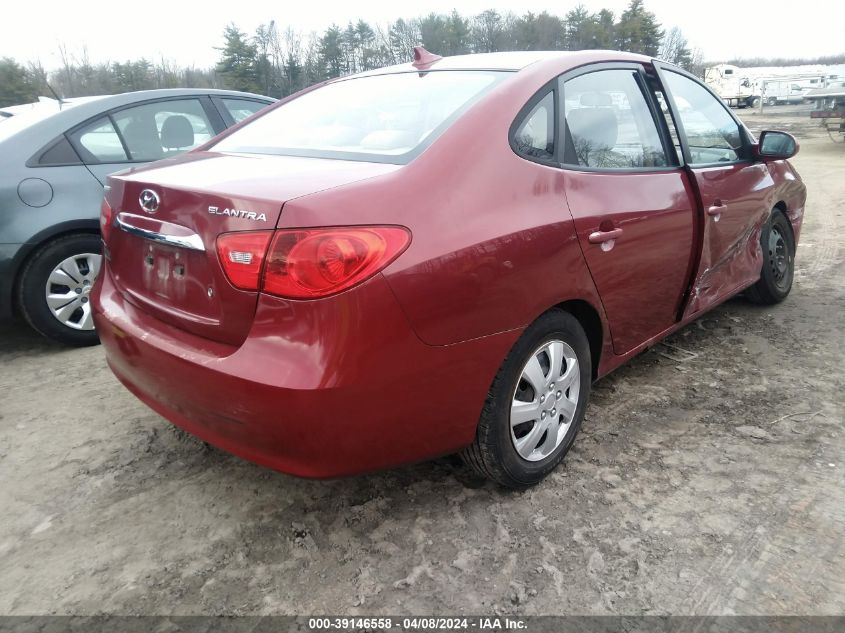 2010 Hyundai Elantra Gls VIN: KMHDU4AD4AU129346 Lot: 39146558