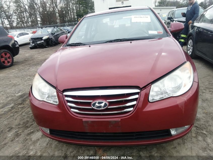 2010 Hyundai Elantra Gls VIN: KMHDU4AD4AU129346 Lot: 39146558