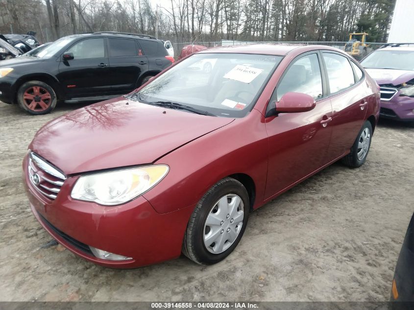 2010 Hyundai Elantra Gls VIN: KMHDU4AD4AU129346 Lot: 39146558