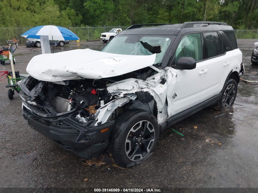 2021 Ford Bronco Sport Outer Banks VIN: 3FMCR9C65MRB38626 Lot: 39146569
