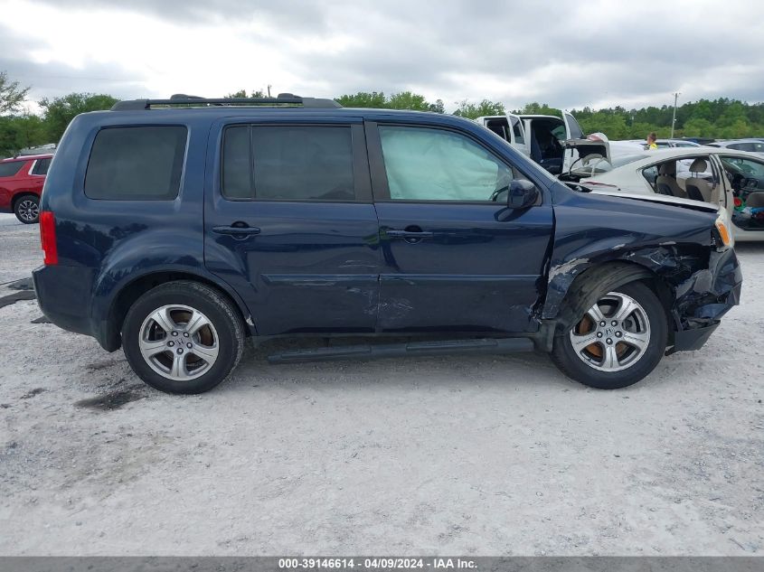 2012 Honda Pilot Ex-L VIN: 5FNYF3H56CB039734 Lot: 39146614