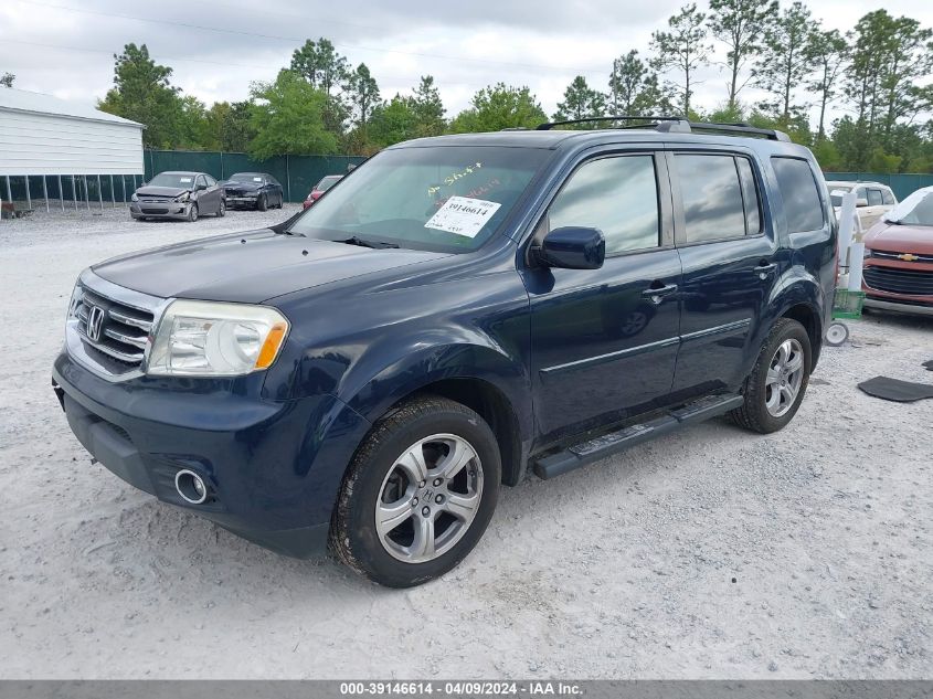 2012 Honda Pilot Ex-L VIN: 5FNYF3H56CB039734 Lot: 39146614