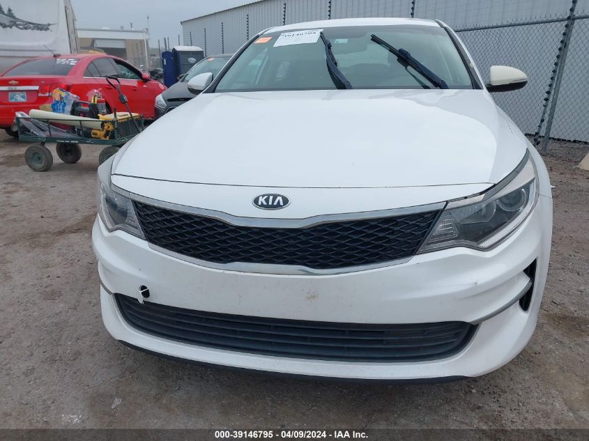 2016 Kia Optima Lx VIN: KNAGT4L33G5072906 Lot: 39146795