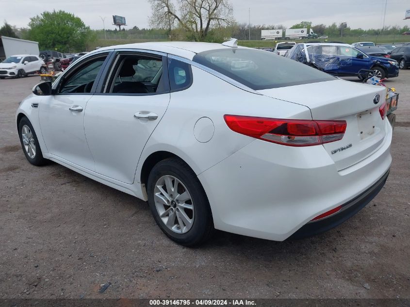 2016 Kia Optima Lx VIN: KNAGT4L33G5072906 Lot: 39146795