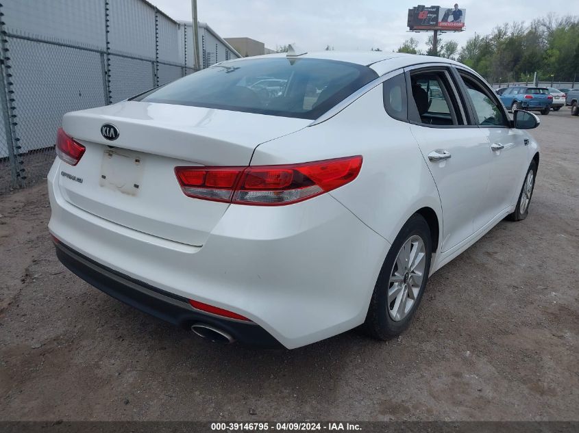 2016 Kia Optima Lx VIN: KNAGT4L33G5072906 Lot: 39146795