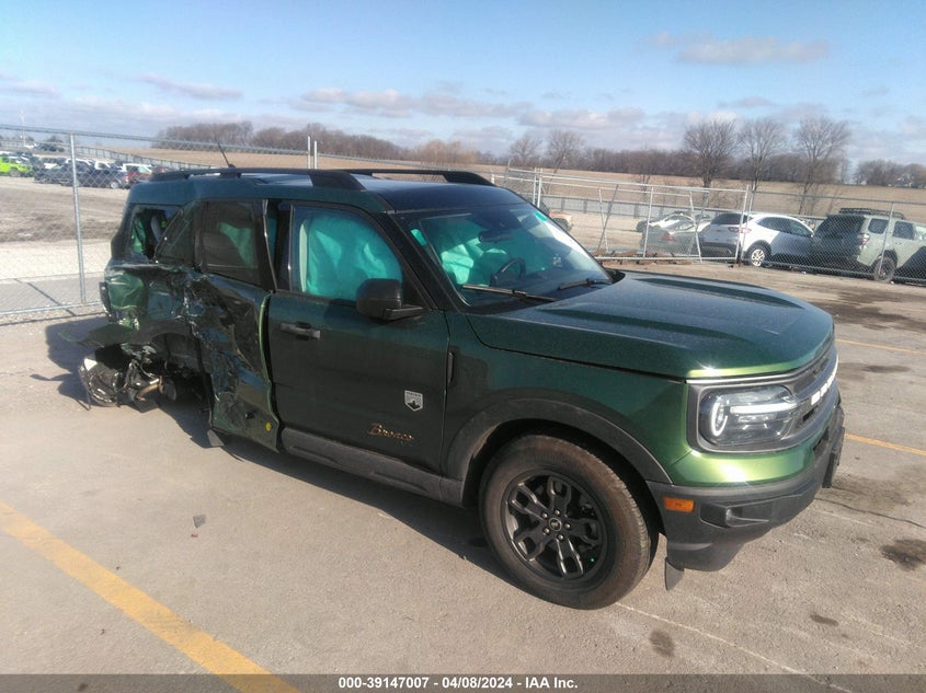 2023 Ford Bronco Sport Big Bend VIN: 3FMCR9B60PRE32442 Lot: 39147007