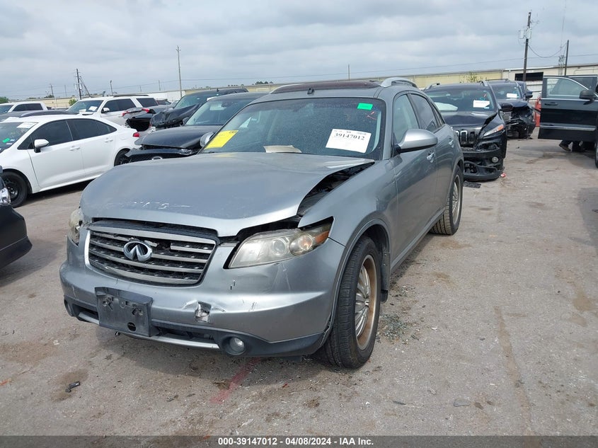2008 Infiniti Fx35 VIN: JNRAS08U48X104824 Lot: 39147012