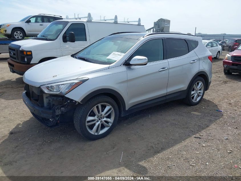 2014 Hyundai Santa Fe Sport 2.0L Turbo VIN: 5XYZWDLAXEG181269 Lot: 39147055