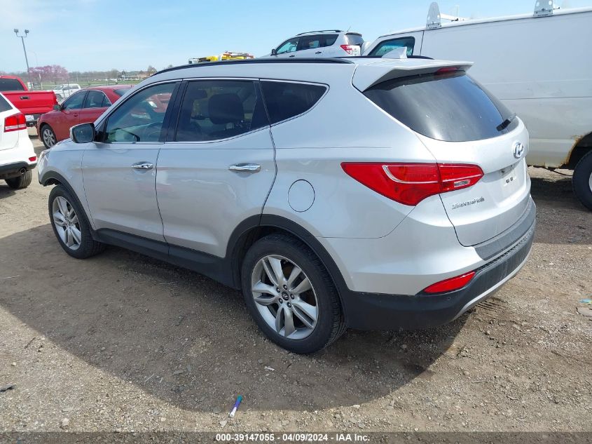 2014 Hyundai Santa Fe Sport 2.0L Turbo VIN: 5XYZWDLAXEG181269 Lot: 39147055