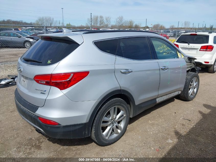 2014 Hyundai Santa Fe Sport 2.0L Turbo VIN: 5XYZWDLAXEG181269 Lot: 39147055