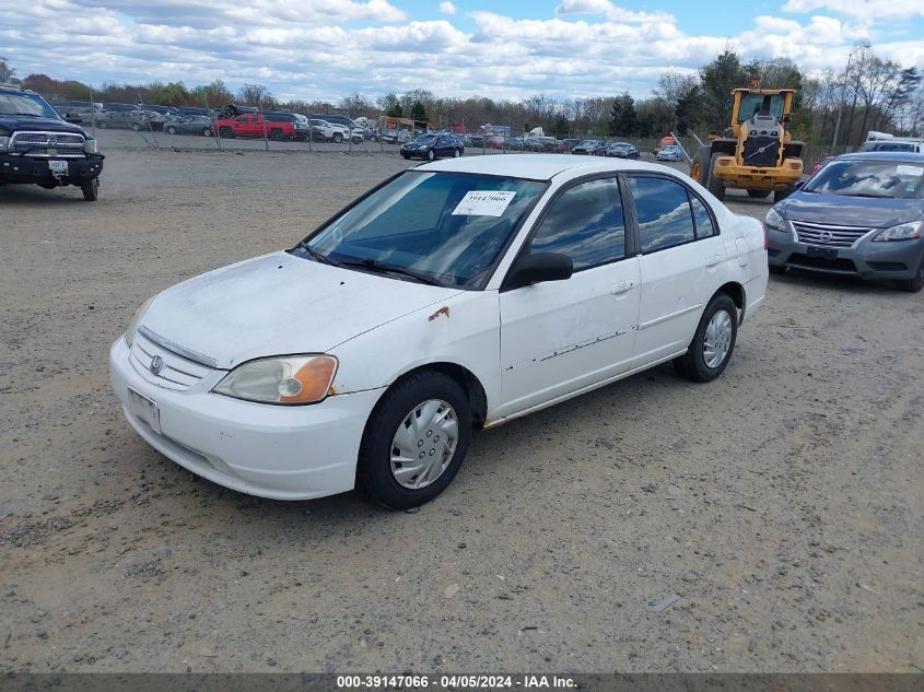 2HGES16512H603810 | 2002 HONDA CIVIC