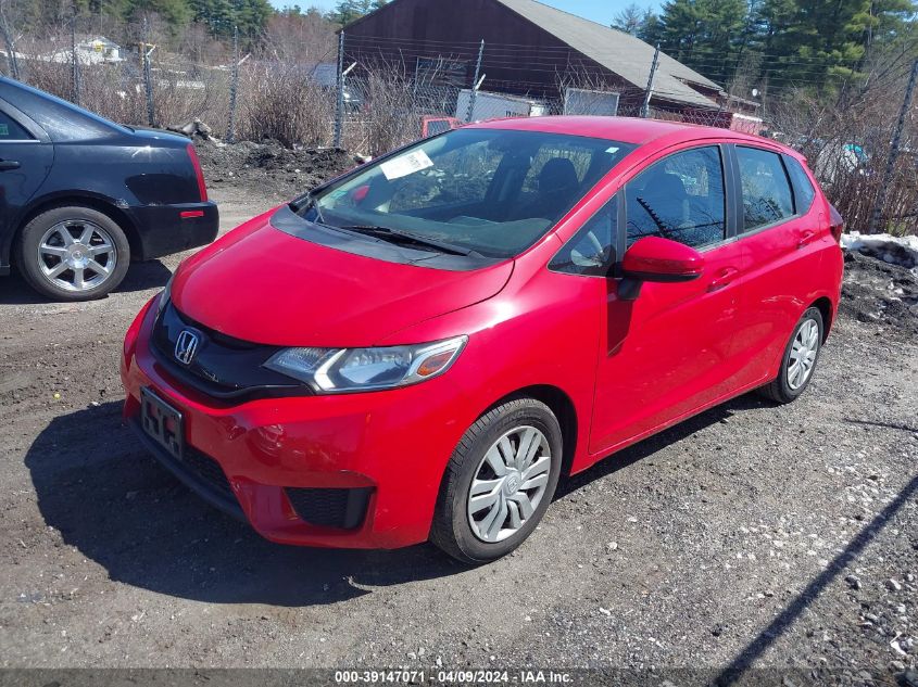 2016 HONDA FIT VIN: JHMGK5H55GS000675
