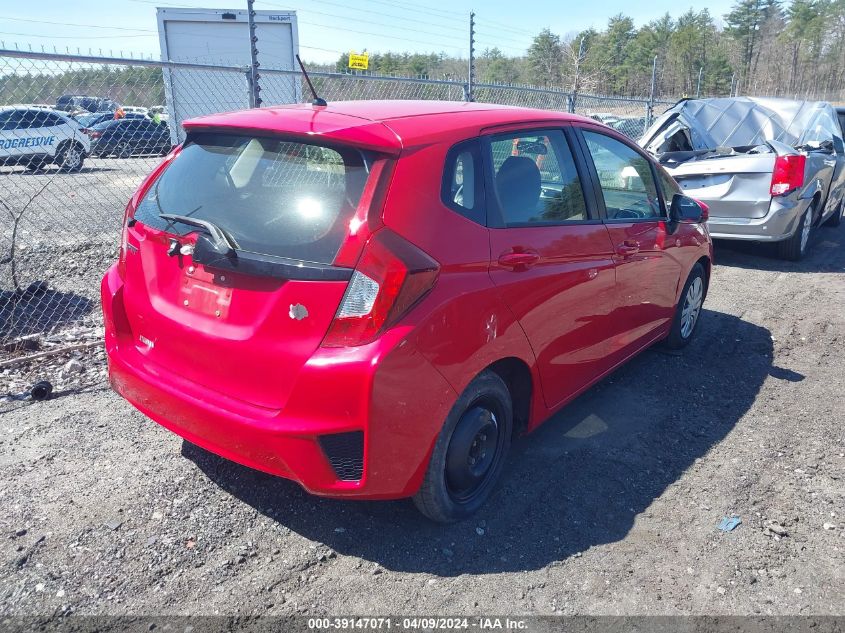 2016 HONDA FIT VIN: JHMGK5H55GS000675
