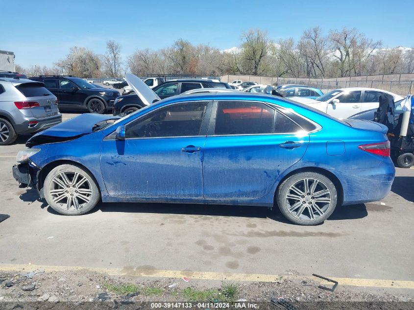 2016 Toyota Camry Se VIN: 4T1BF1FK6GU504072 Lot: 39147133