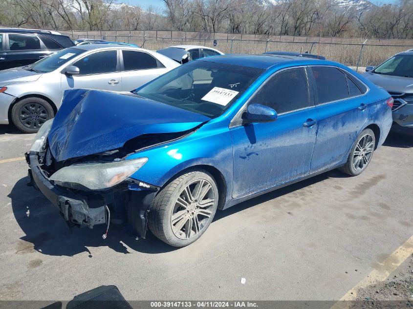 2016 Toyota Camry Se VIN: 4T1BF1FK6GU504072 Lot: 39147133