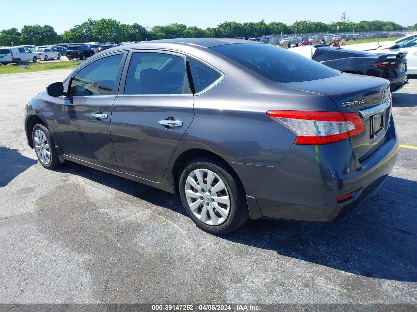 1N4AB7AP5EN853190 | 2014 NISSAN SENTRA