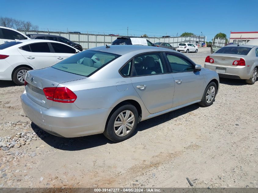 1VWAT7A33EC084203 | 2014 VOLKSWAGEN PASSAT