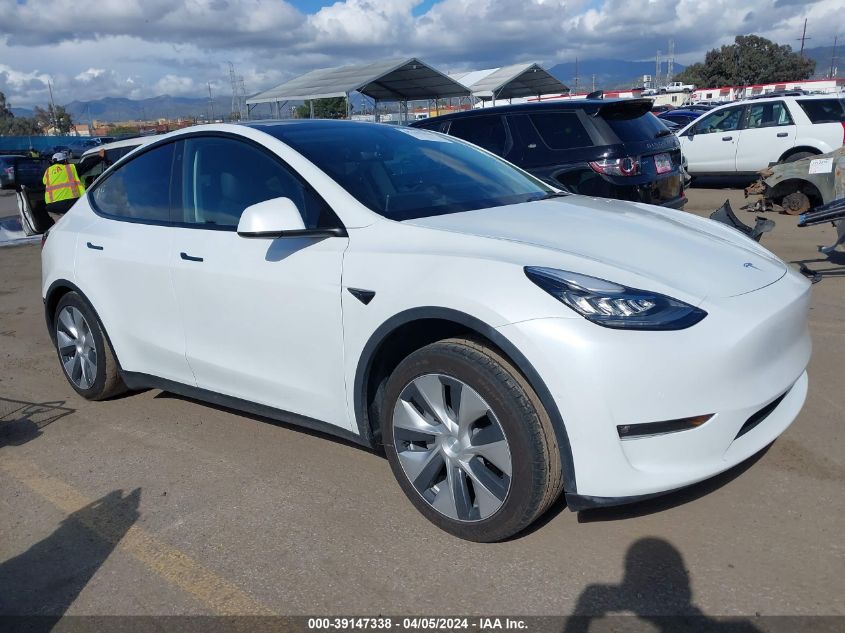 2022 TESLA MODEL Y LONG RANGE DUAL MOTOR ALL-WHEEL DRIVE - 7SAYGDEE1NF488235