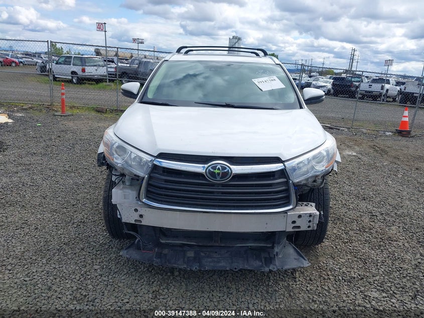 2016 TOYOTA HIGHLANDER LIMITED PLATINUM V6 - 5TDDKRFH5GS258776