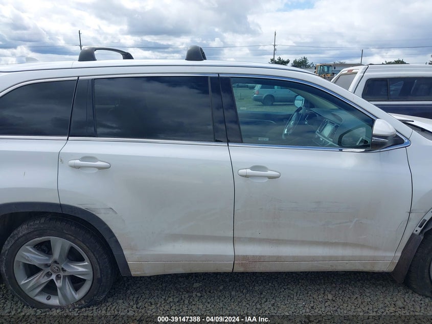 2016 TOYOTA HIGHLANDER LIMITED PLATINUM V6 - 5TDDKRFH5GS258776