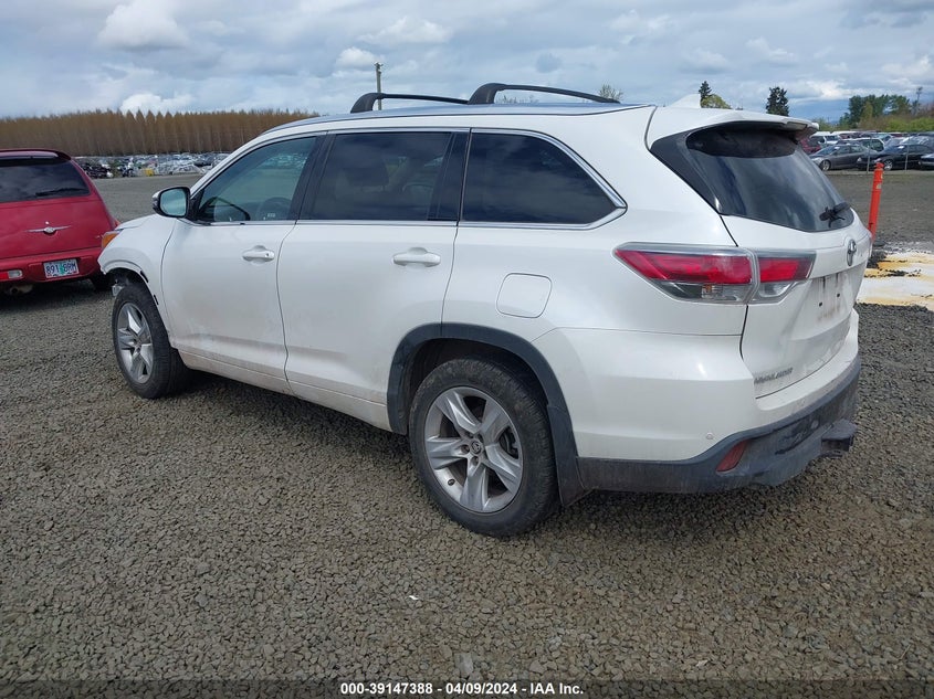 2016 TOYOTA HIGHLANDER LIMITED PLATINUM V6 - 5TDDKRFH5GS258776