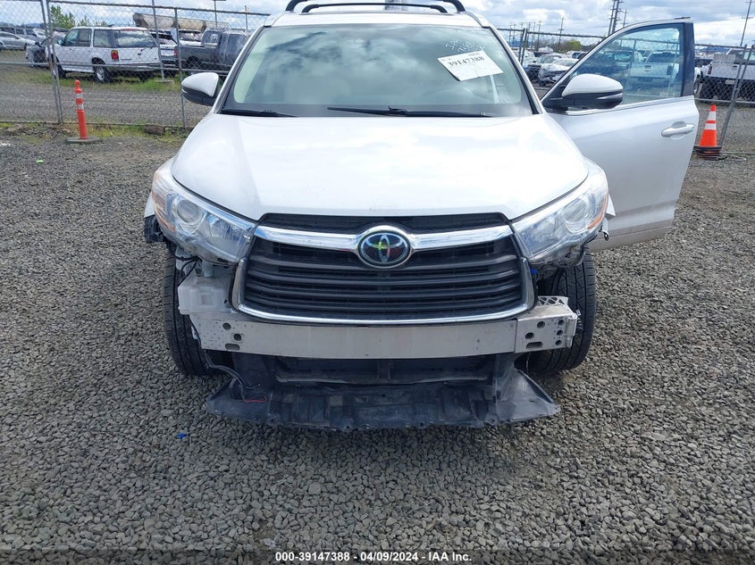 2016 TOYOTA HIGHLANDER LIMITED PLATINUM V6 - 5TDDKRFH5GS258776