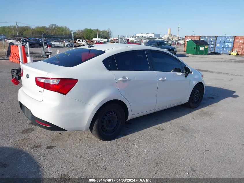 2014 Kia Rio Lx VIN: KNADM4A39E6360620 Lot: 39147401