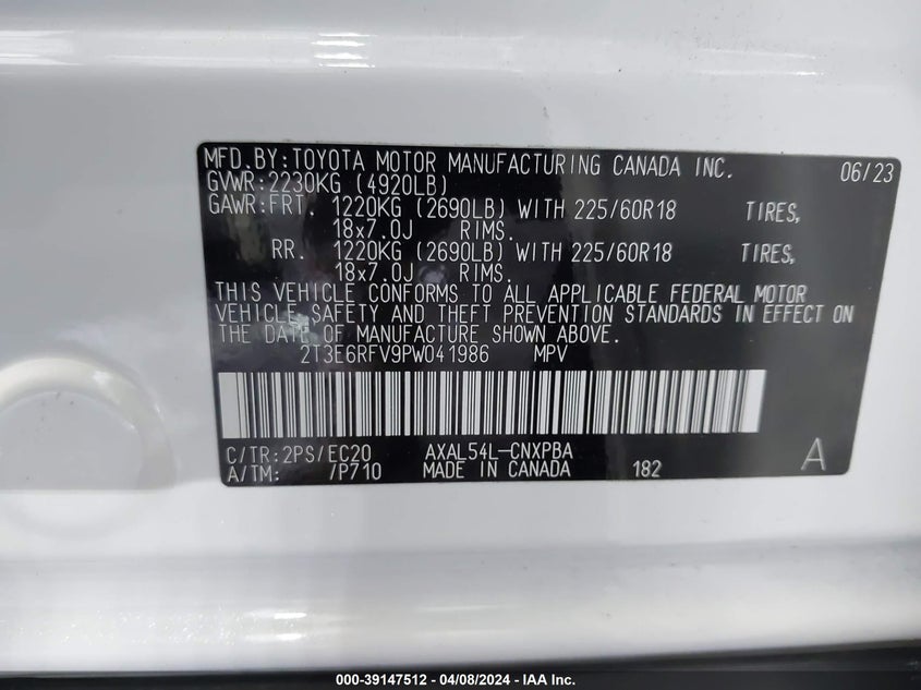 2023 TOYOTA RAV4 XSE HYBRID - 2T3E6RFV9PW041986