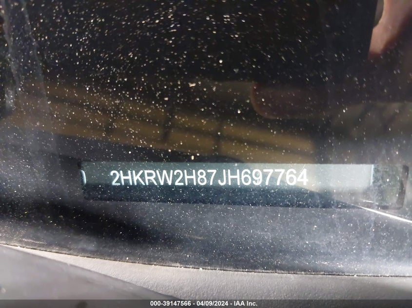 2018 HONDA CR-V EX-L/EX-L NAVI - 2HKRW2H87JH697764