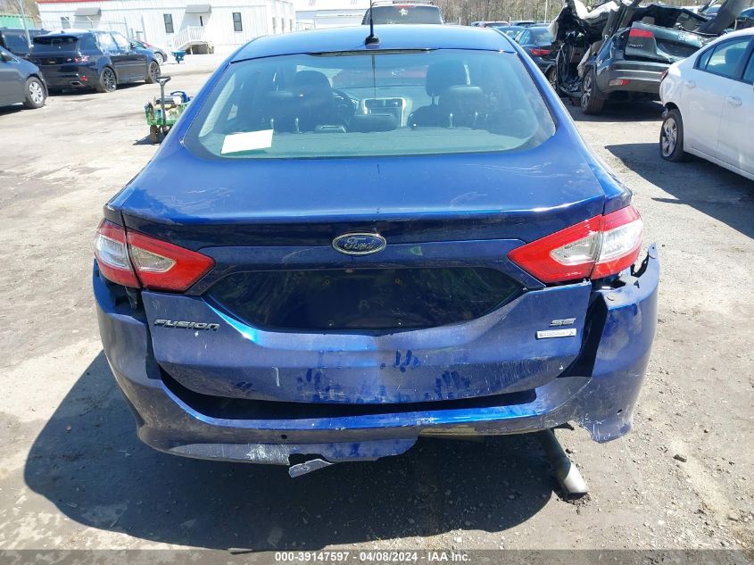 2014 Ford Fusion Se VIN: 1FA6P0HD2E5359105 Lot: 39147597