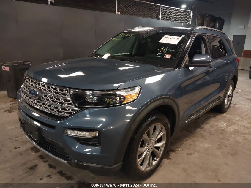 2021 Ford Explorer Limited VIN: 1FMSK8FHXMGC41832 Lot: 39147678